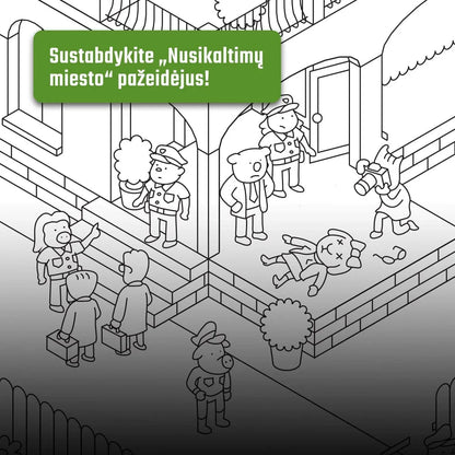 MicroMacro: Nusikaltimų miestas 2-Stalo žaidimai-Brain Games LT