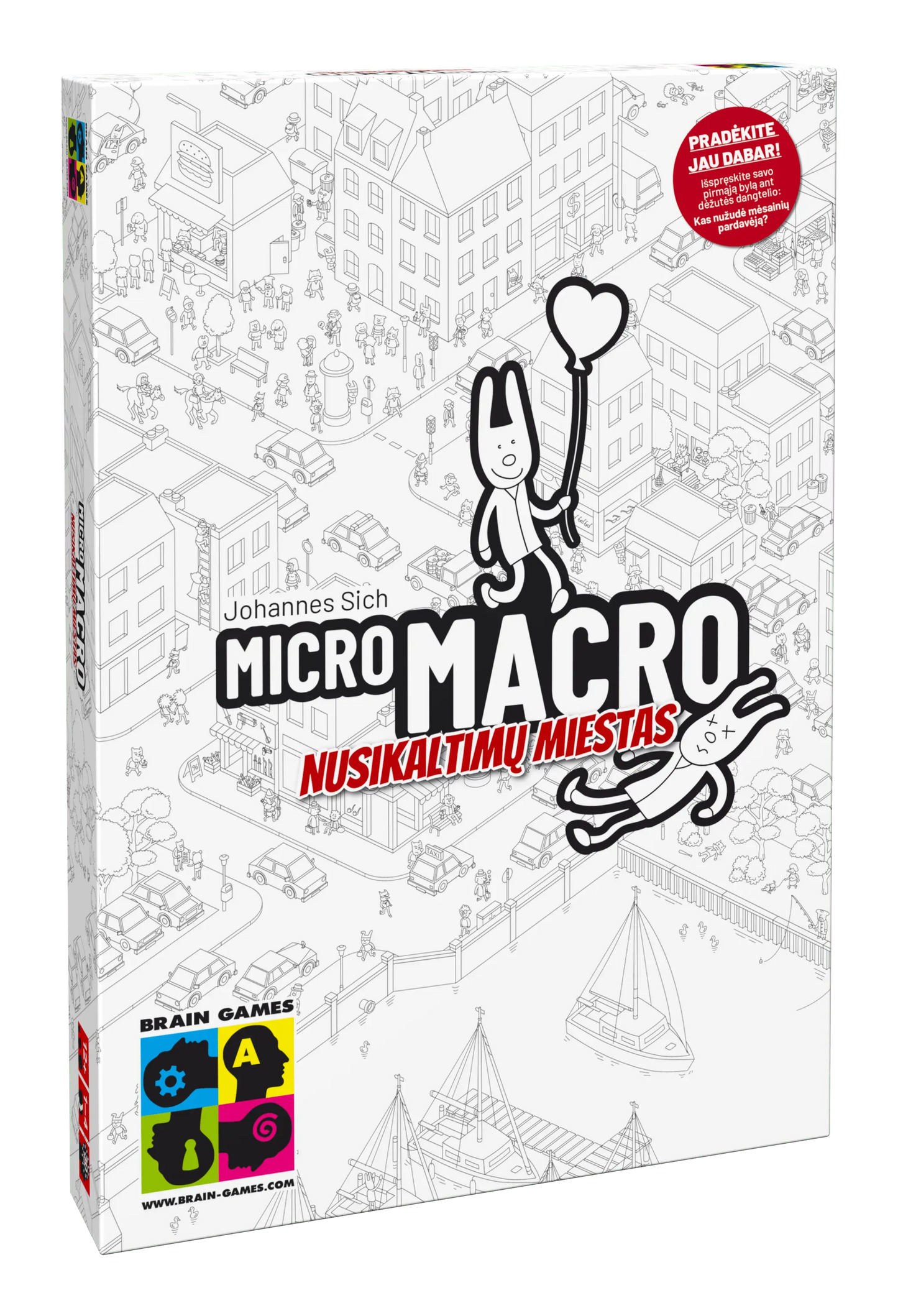 MicroMacro: nusikaltimų miestas-Stalo žaidimai-Brain Games LT