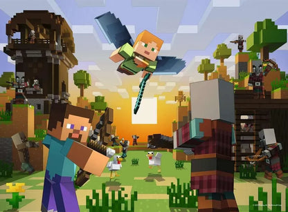 Minecraft, 150-Vaikiškos dėlionės-Brain Games LT