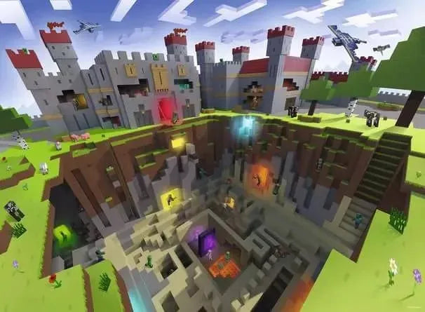 Minecraft, 300-Vaikiškos dėlionės-Brain Games LT