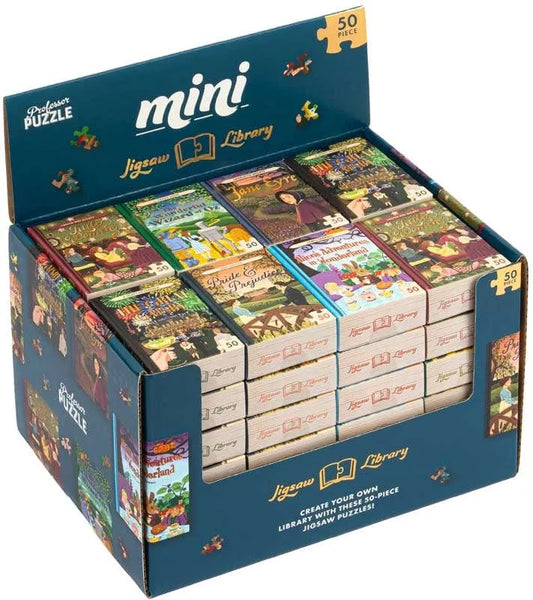 Mini Jigsaw Library dėlionės-Universalios dėlionės-Brain Games LT