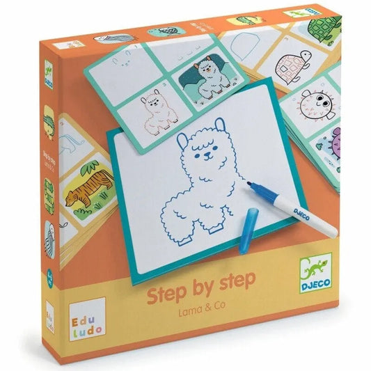 Mokomasis piešimo rinkinys - Gyvūnai-Stalo žaidimai-Brain Games LT