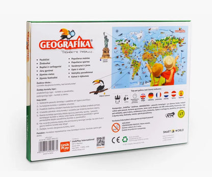 Mokomasis stalo žaidimas Geografika-Stalo žaidimai-Brain Games LT
