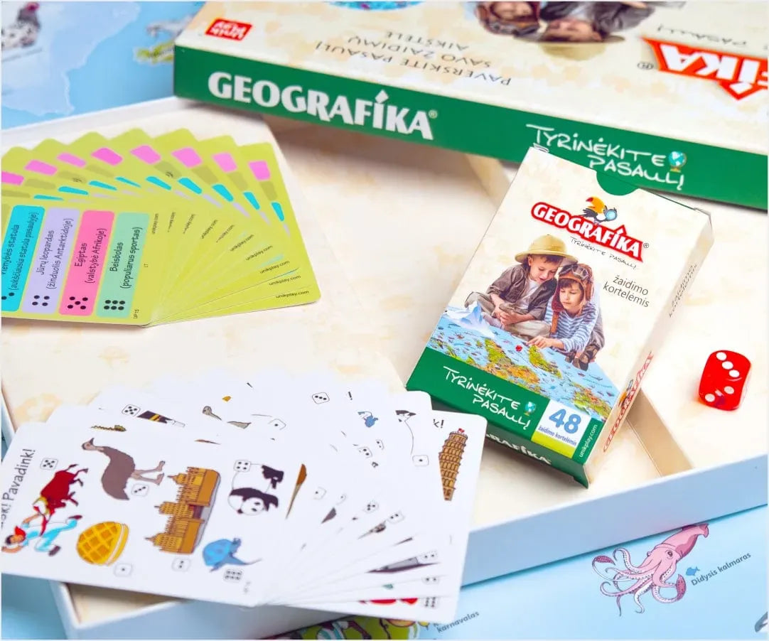 Mokomasis stalo žaidimas Geografika-Stalo žaidimai-Brain Games LT
