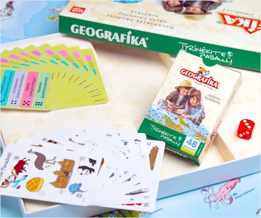 Mokomasis stalo žaidimas Geografika-Stalo žaidimai-Brain Games LT