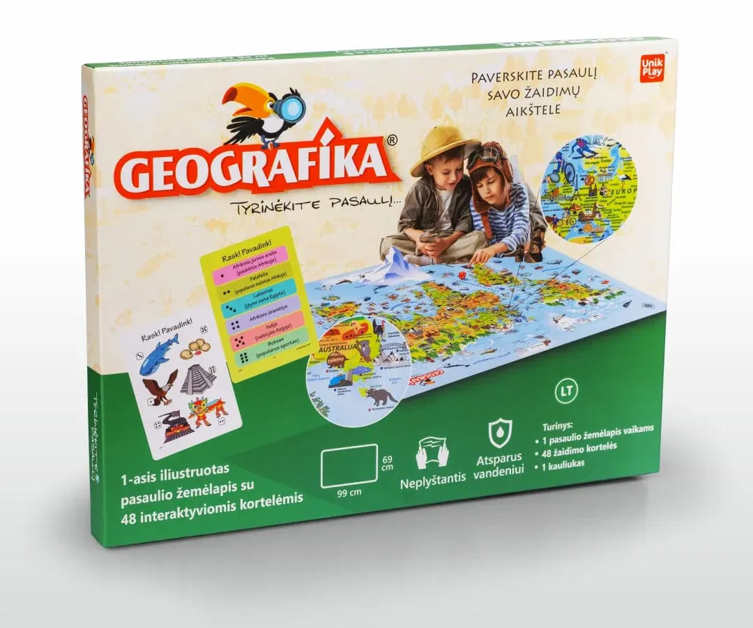 Mokomasis stalo žaidimas Geografika-Stalo žaidimai-Brain Games LT