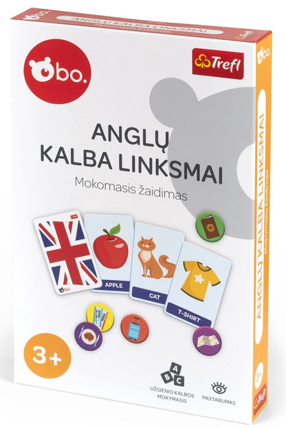 Mokomasis žaidimas BO „Anglų kalba linksmai“-Stalo žaidimai-Brain Games LT