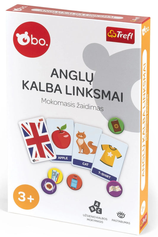 Mokomasis žaidimas BO „Anglų kalba linksmai“-Stalo žaidimai-Brain Games LT