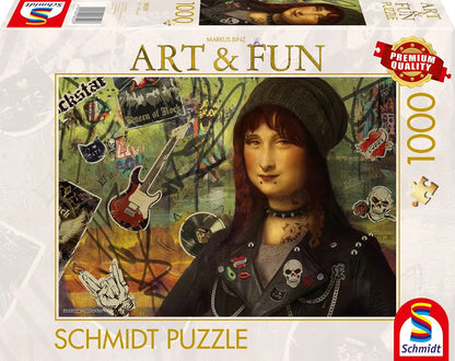 Mona Lisa 2024, 1000-Universalios dėlionės-Brain Games LT
