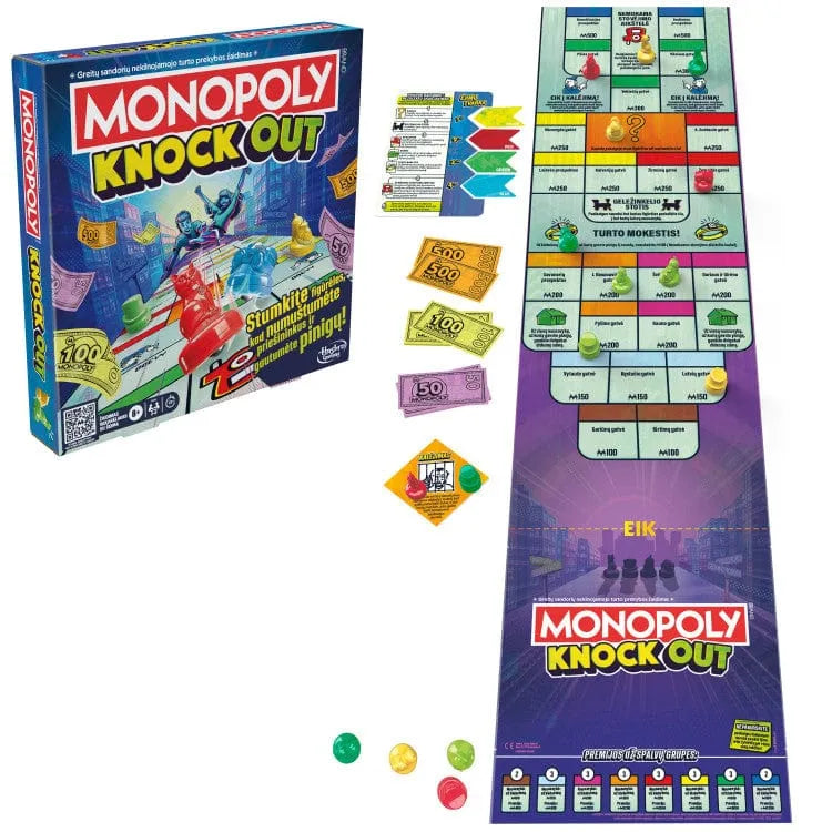 Monopolis: Knockout-Stalo žaidimai-Brain Games LT