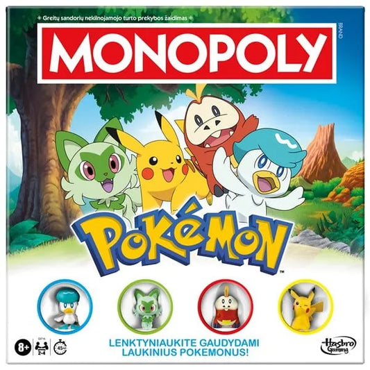 Monopolis: Pokemonai-Stalo žaidimai-Brain Games LT