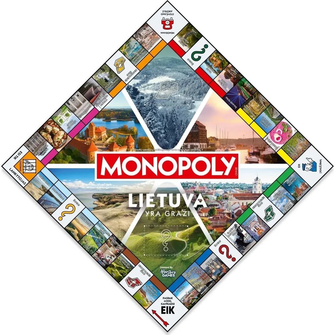 Monopoly Wonders of Lithuania-Stalo žaidimai-Brain Games LT