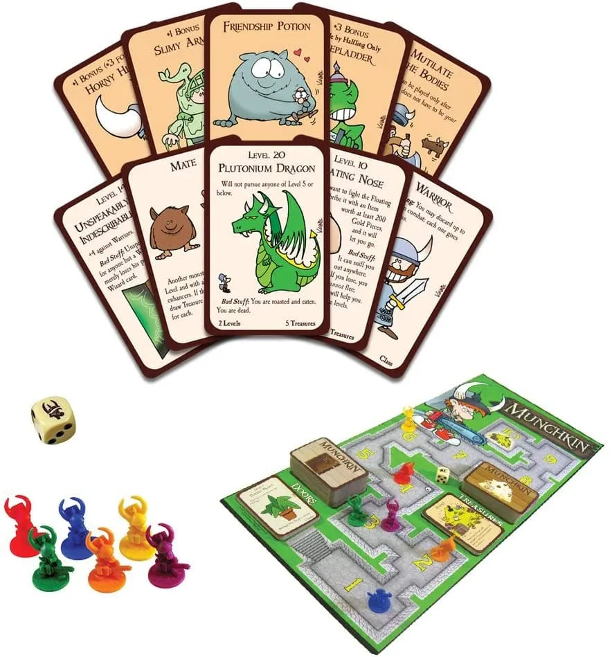 Munchkin Deluxe-Stalo žaidimai-Brain Games LT