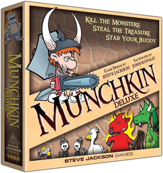 Munchkin Deluxe-Stalo žaidimai-Brain Games LT