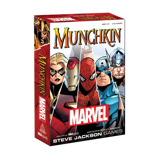 Munchkin: Marvel Ed-Stalo žaidimai-Brain Games LT