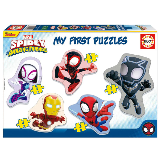 My First Puzzles Spidey & His Amazing Friends-Vaikiškos dėlionės-Brain Games LT