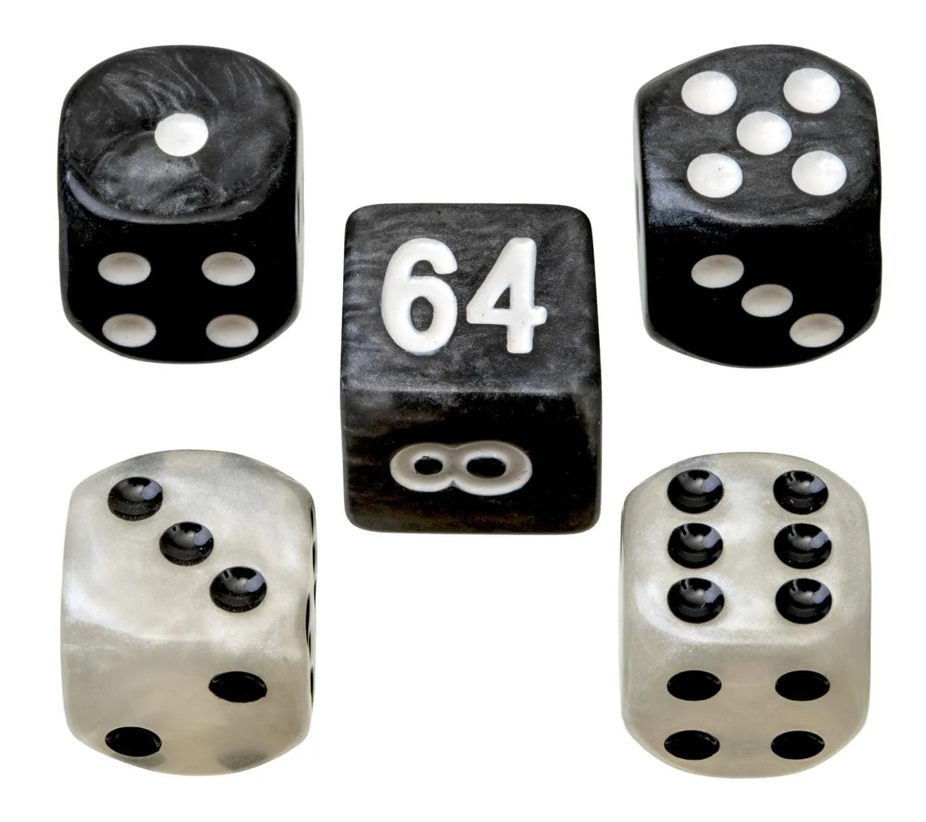 Nardų žetonai „medium“, 28 × 8 mm, plastikiniai-Klasikiniai žaidimai-Brain Games LT