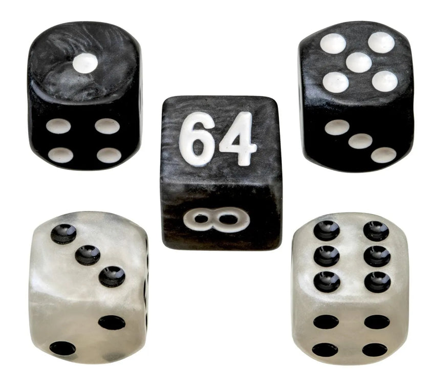Nardų žetonai „medium“, 28 × 8 mm, plastikiniai-Klasikiniai žaidimai-Brain Games LT