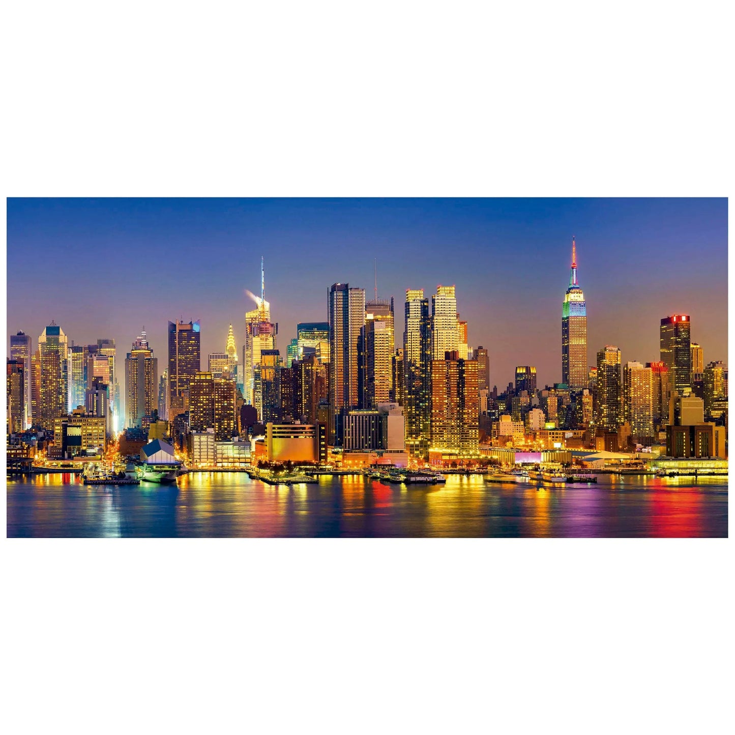 New York Skyline „Panorama“, 3000-Universalios dėlionės-Brain Games LT