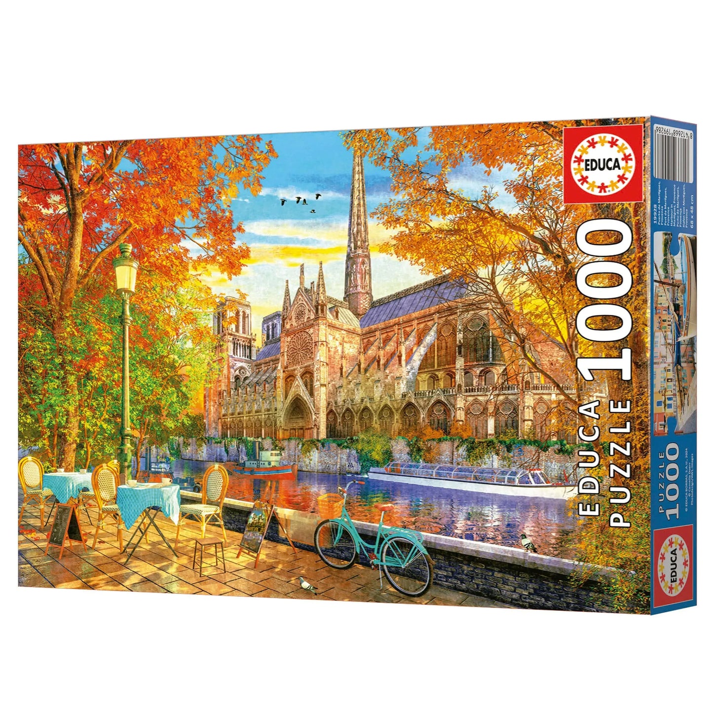 Notre Dame In Autumn, 1000-Universalios dėlionės-Brain Games LT