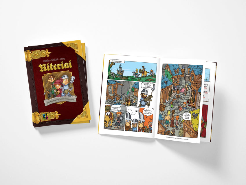 Nuotykių knyga: Riteriai-Vaidmenų žaidimai-Brain Games LT