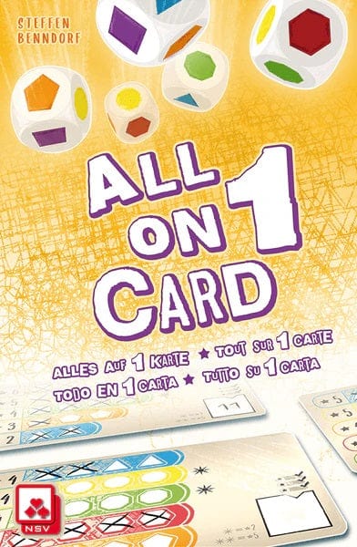 Nürnberger-Spielkarten-Verlag Stalo žaidimai All on 1 Card