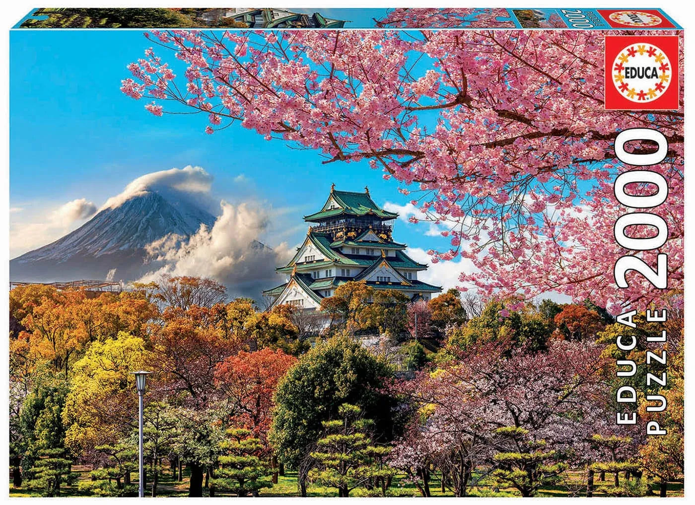 Osaka Castle, Japan, 2000-Universalios dėlionės-Brain Games LT