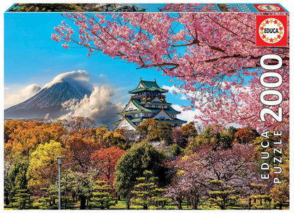 Osaka Castle, Japan, 2000-Universalios dėlionės-Brain Games LT