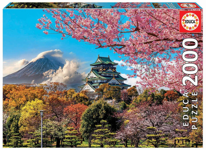 Osaka Castle, Japan, 2000-Universalios dėlionės-Brain Games LT