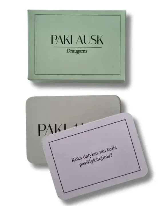 Deividas Bimba Stalo žaidimai Paklausk draugams