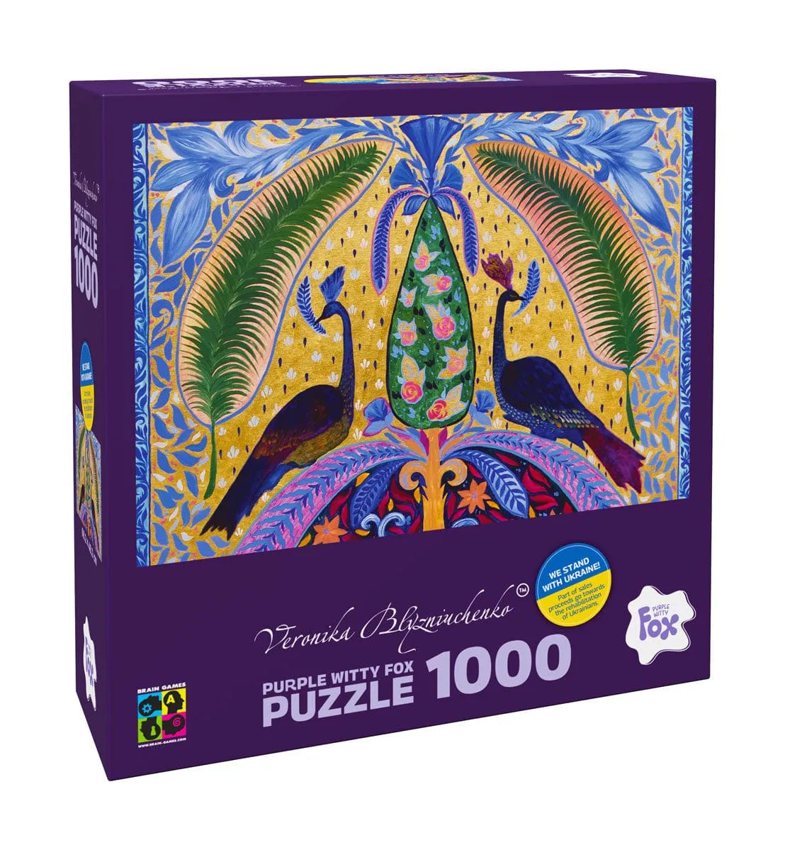Palm leaves, 1000-Universalios dėlionės-Brain Games LT
