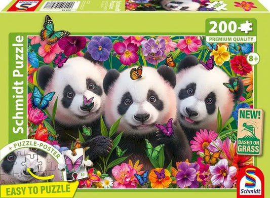 Panda Trio, 200-Vaikiškos dėlionės-Brain Games LT