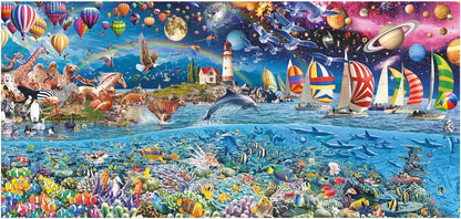 Educa Universalios dėlionės Panorama Life, 3000