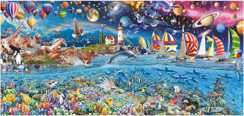 Educa Universalios dėlionės Panorama Life, 3000