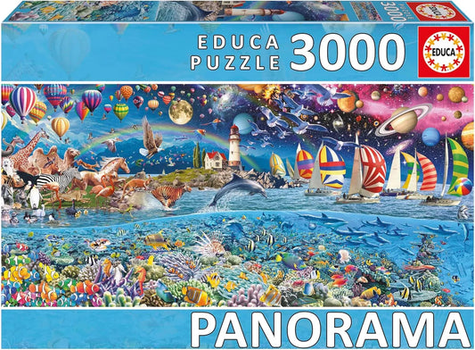 Panorama Life, 3000-Universalios dėlionės-Brain Games LT