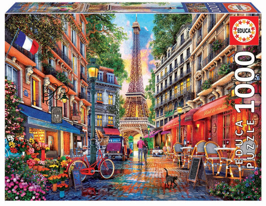 Paris, Dominic Davison, 1000-Universalios dėlionės-Brain Games LT