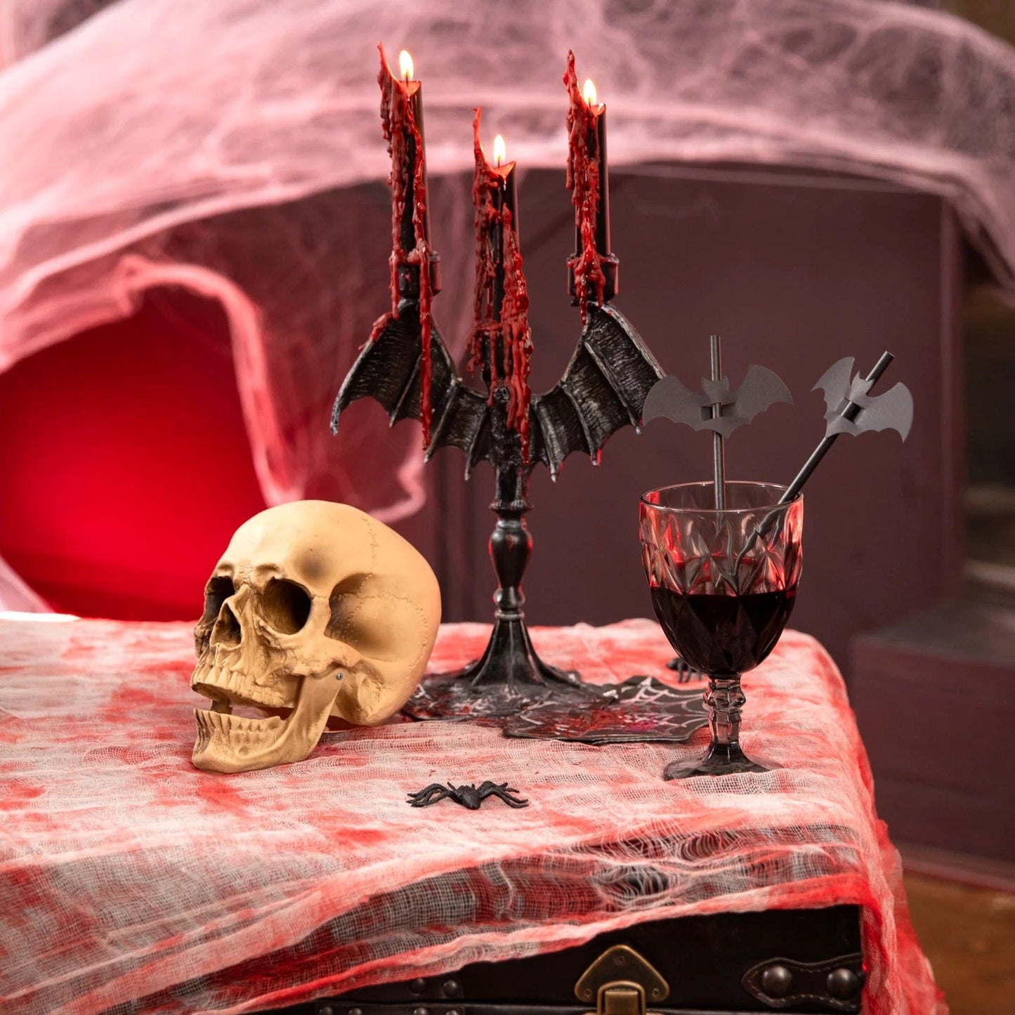 partypal Kita Helovino dekoracija Kaukolė su judančiu žandikauliu