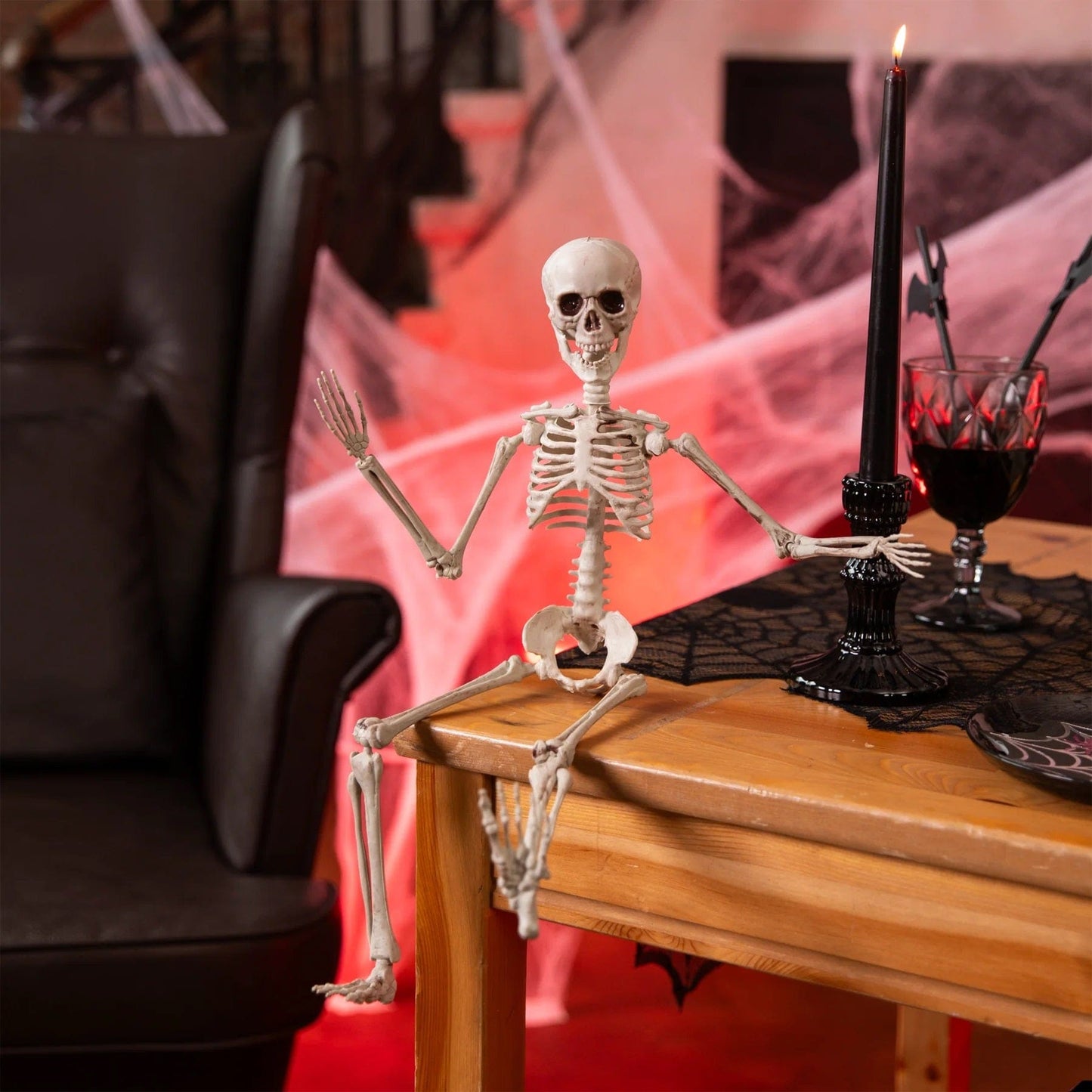 partypal Kita Helovino dekoracija - skeletas, 50 cm