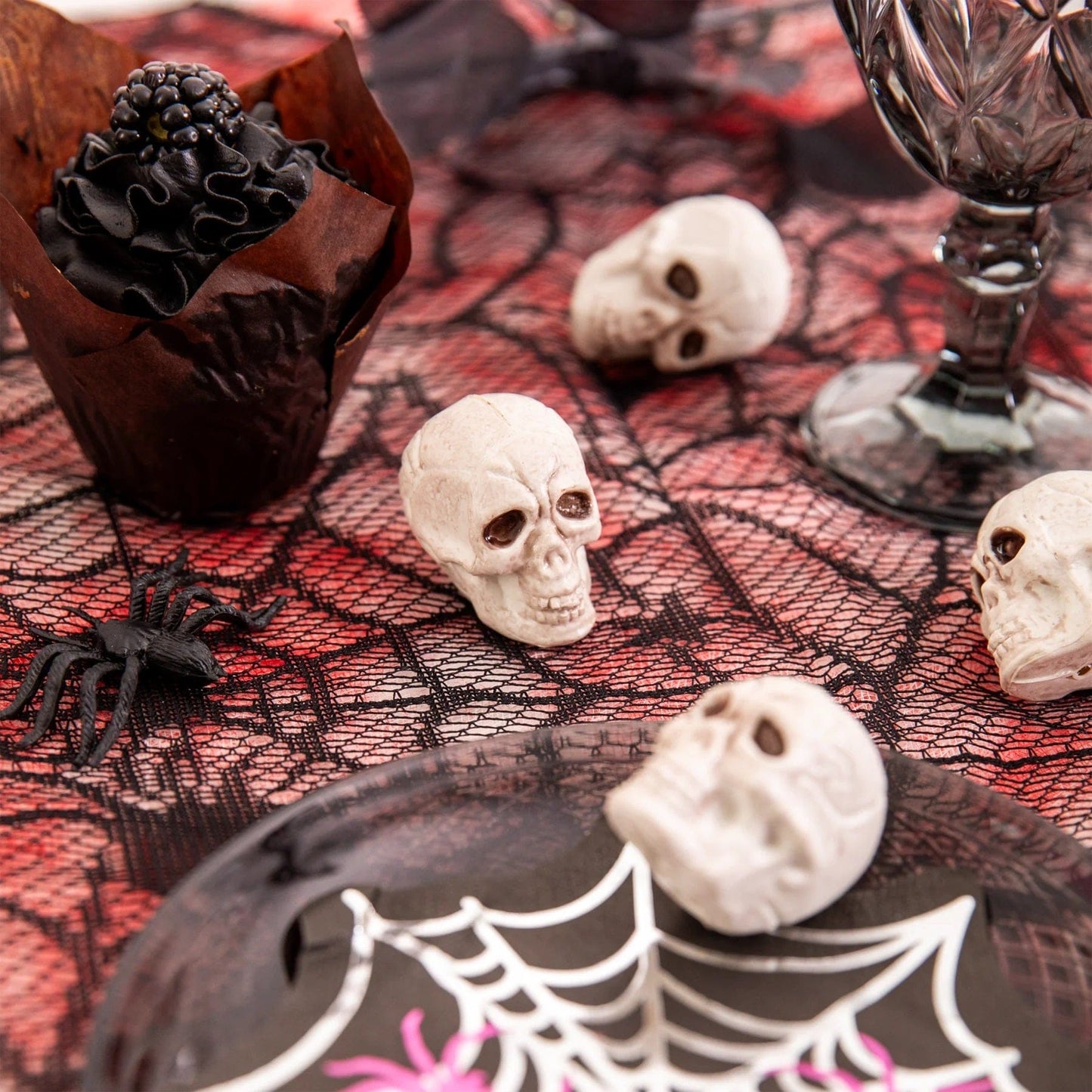 partypal Kita Helovino dekoracijos Kaukolės, 12 vnt.