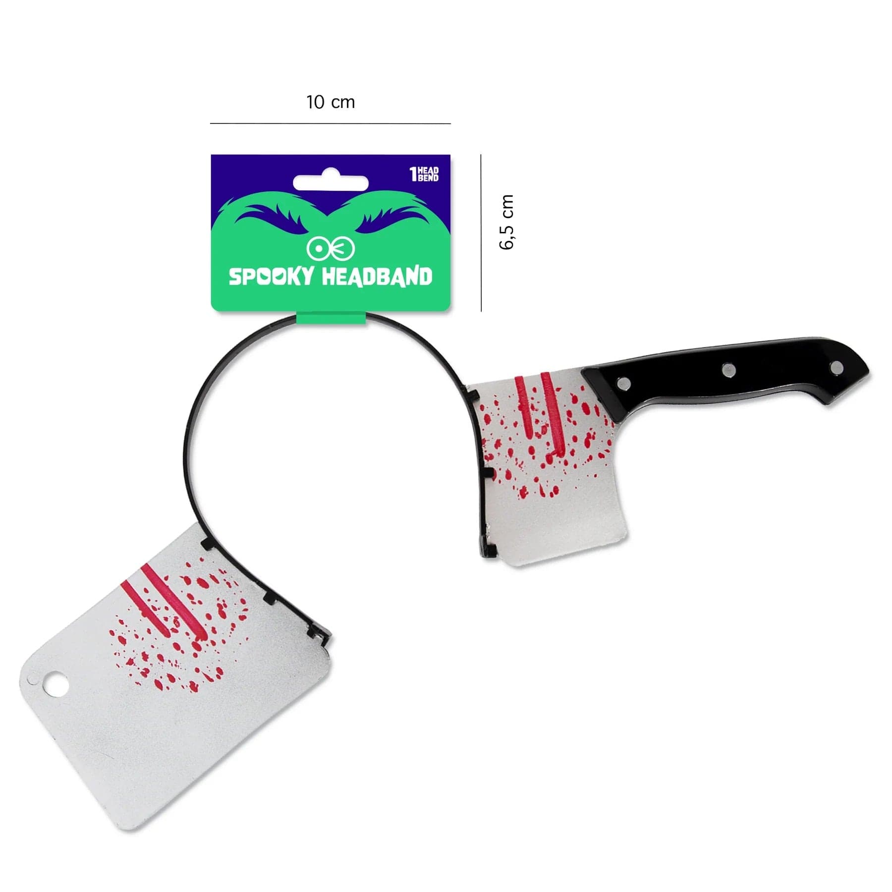 partypal Kita Helovino galvos juosta su kapokle, 37x17cm