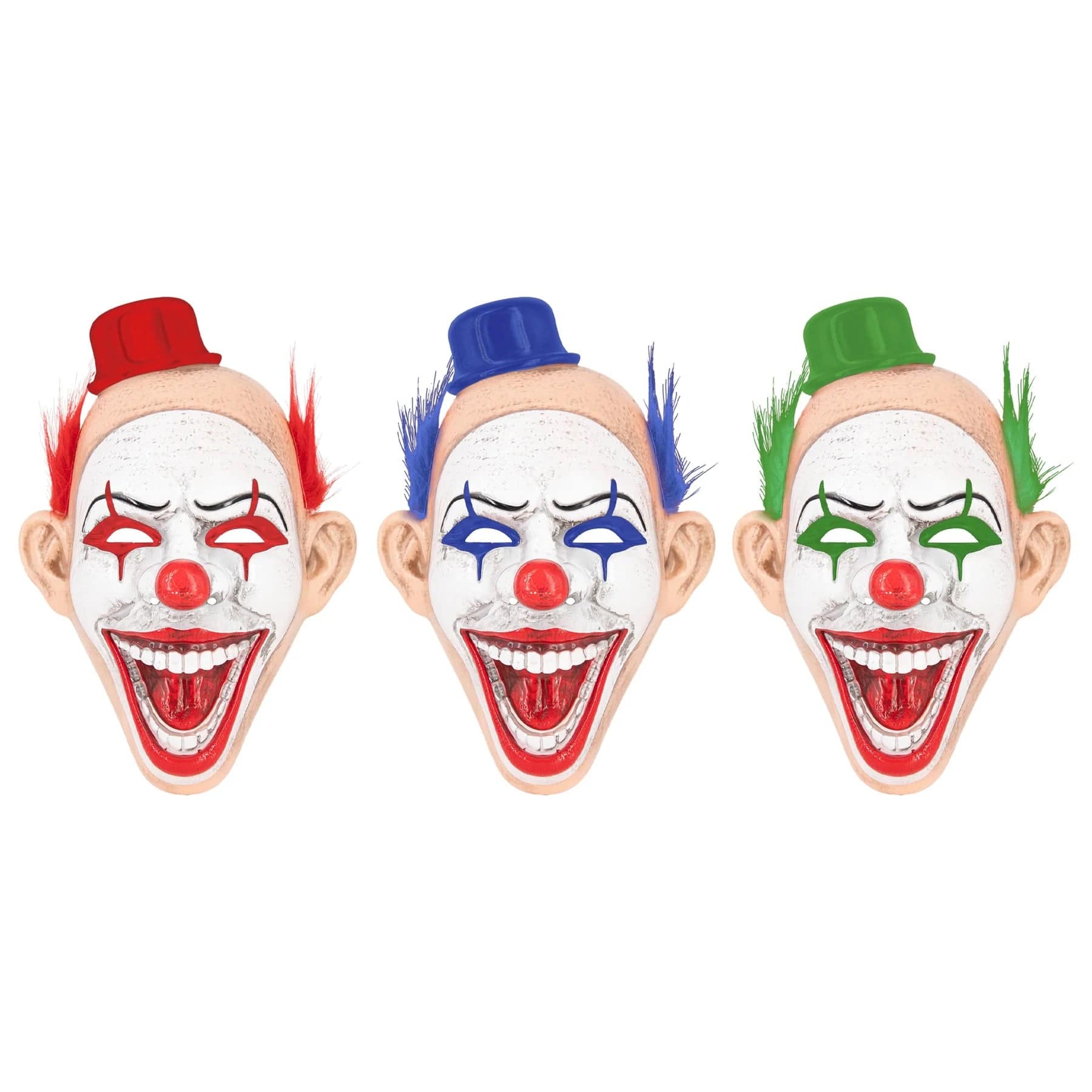 partypal Kita Helovino klouno kaukė su kepure, 24,5 x 34,5 cm