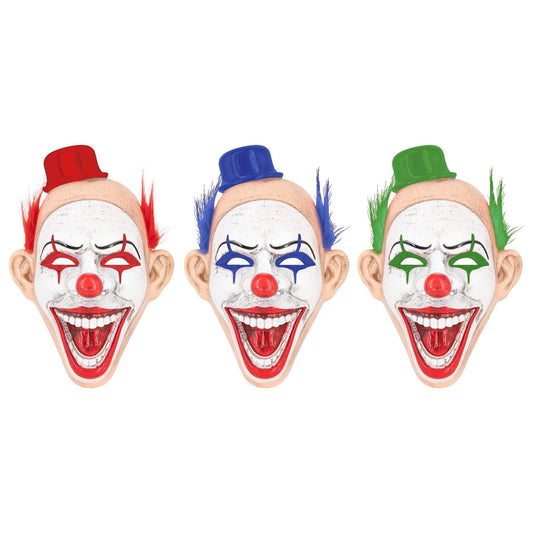 partypal Kita Helovino klouno kaukė su kepure, 24,5 x 34,5 cm