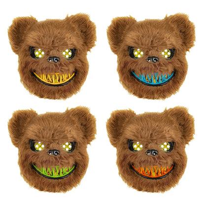 partypal Kita Helovino meškos kaukė su LED