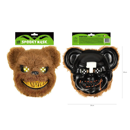 partypal Kita Helovino meškos kaukė su LED