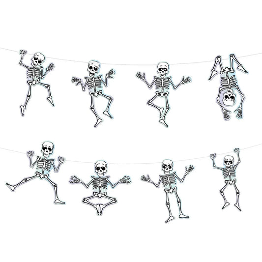 partypal Kita Skeleto girlianda, 200 cm