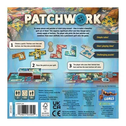 Patchwork (EN)-Stalo žaidimai-Brain Games LT