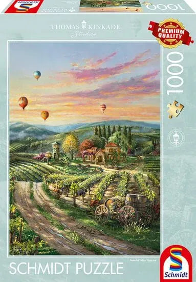 Peaceful Valley Vineyard, 1000-Universalios dėlionės-Brain Games LT