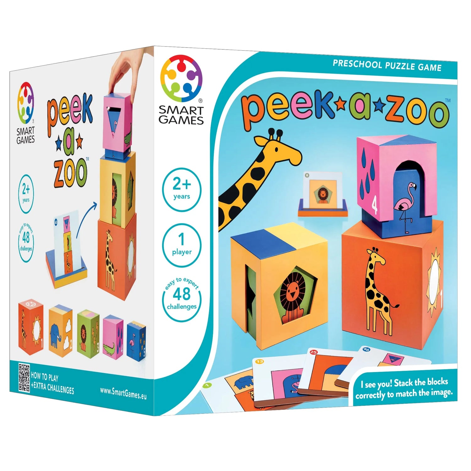 SmartGames Loginiai Žaidimai Peek-a-Zoo