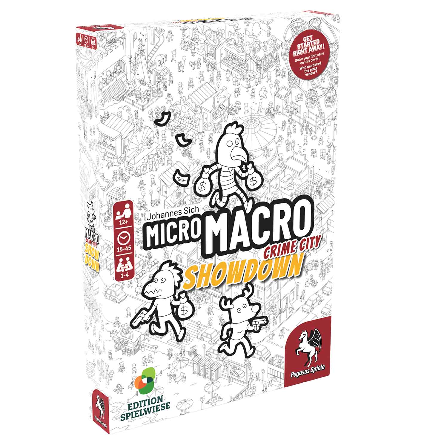 Pegasus Spiele Stalo žaidimai MicroMacro: Crime City 4 – Showdown (English Edition)