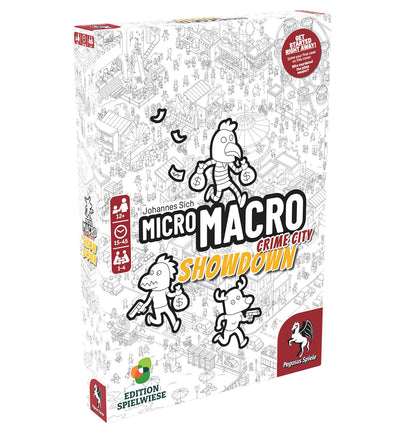 Pegasus Spiele Stalo žaidimai MicroMacro: Crime City 4 – Showdown (English Edition)